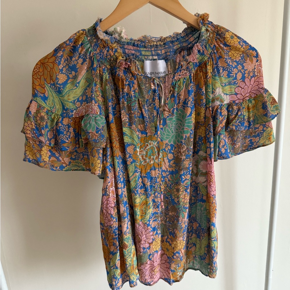 Gilner Farrar | Blue Meadow Sienna Blouse